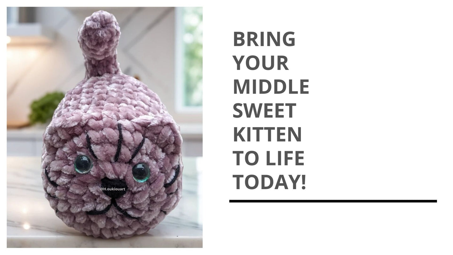 3-in-1 Sweet Kitten Plushies Patterns