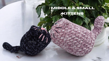 3-in-1 Sweet Kitten Plushies Patterns