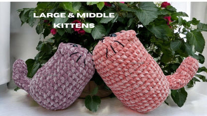 3-in-1 Sweet Kitten Plushies Patterns